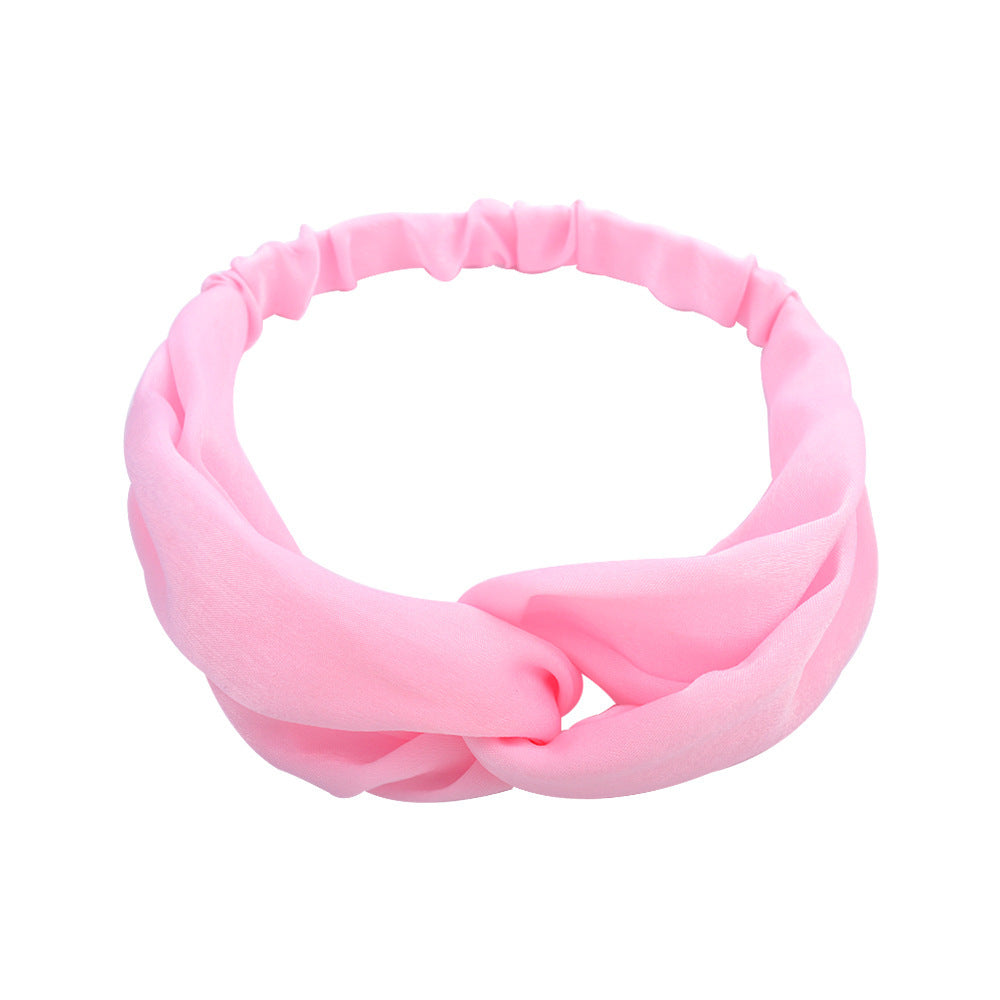 Korean Style Cross Elastic Headband