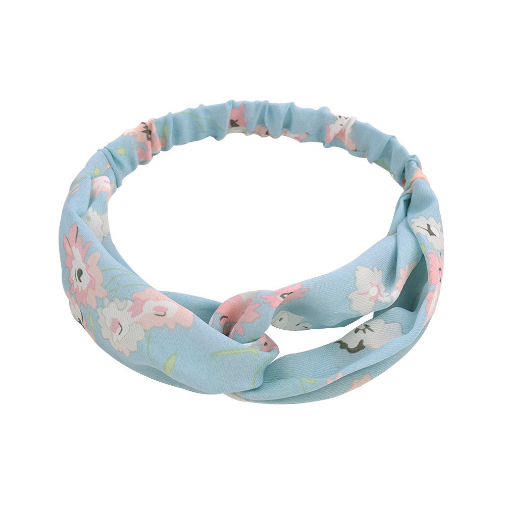 Korean Style Cross Elastic Headband