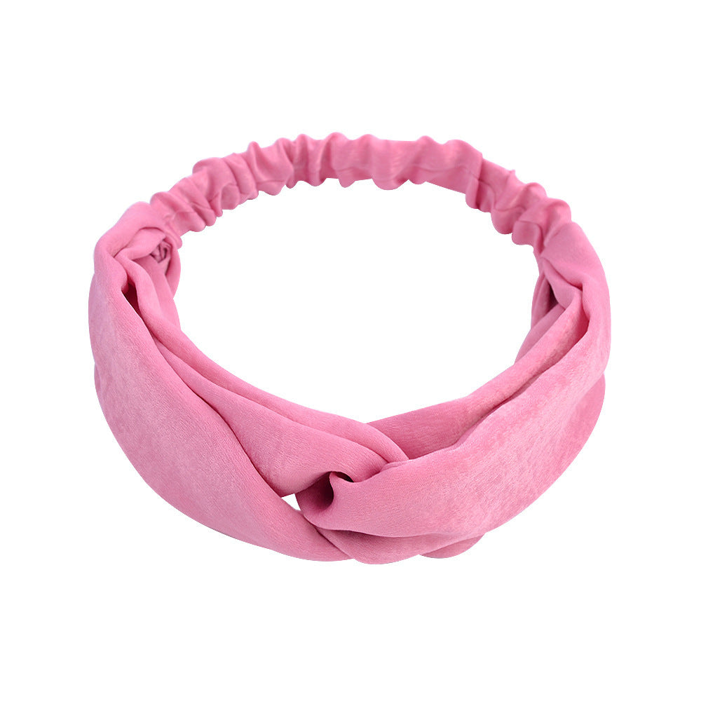 Korean Style Cross Elastic Headband