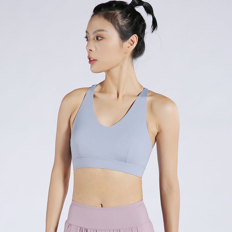 Shockproof Running Back Yoga Fitness Bra
