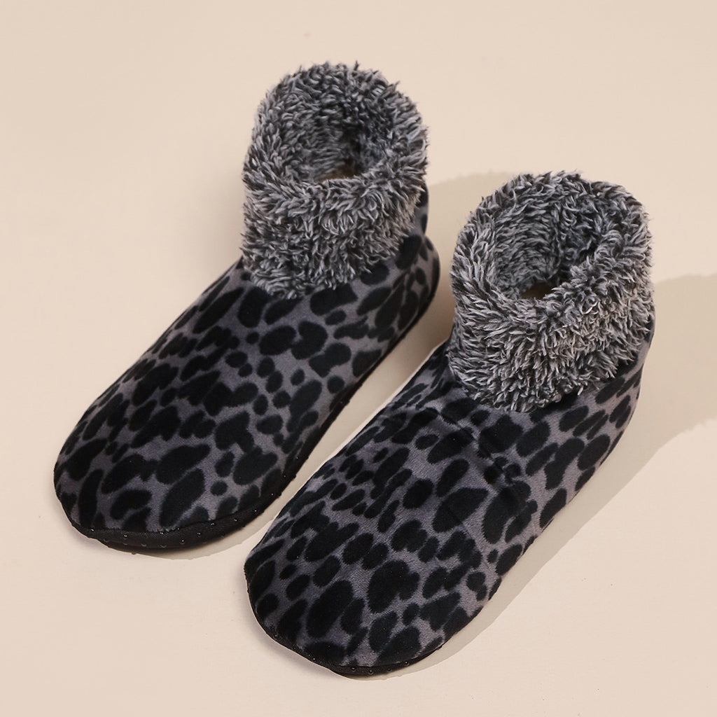 Casual Warm Winter Leopard Print Socks
