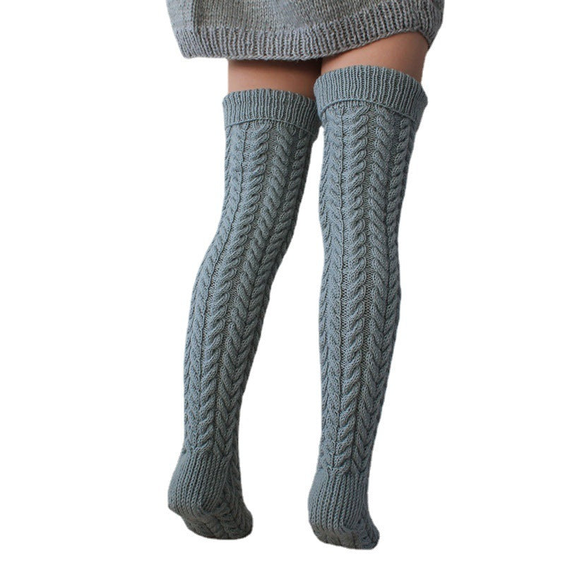 Twist Over The Knee Stocking Socks