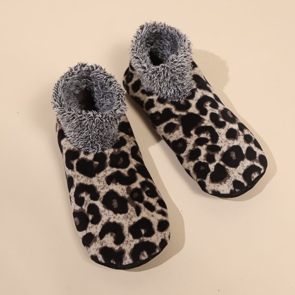 Casual Warm Winter Leopard Print Socks