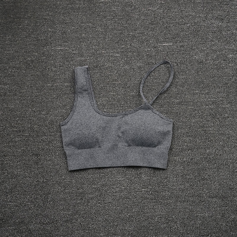 Women's Cross-body Sling Bra Yoga Suit