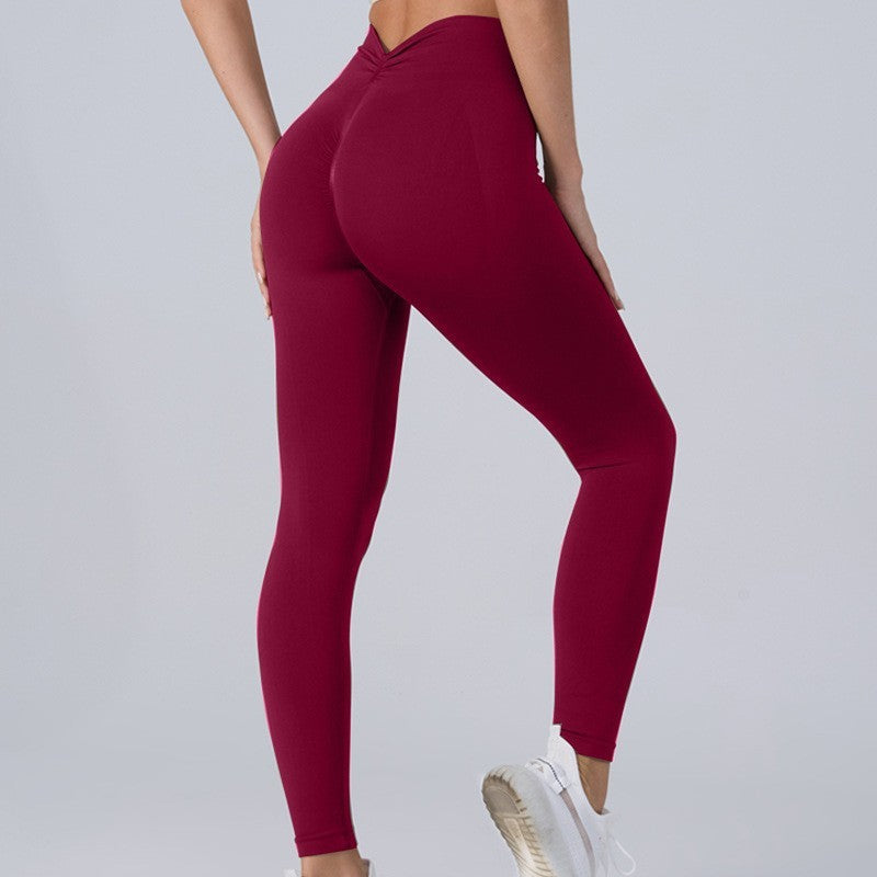 Peach Yoga Pants Hip-lift And Belly Shaping Skinny Slimming Sports Fitness