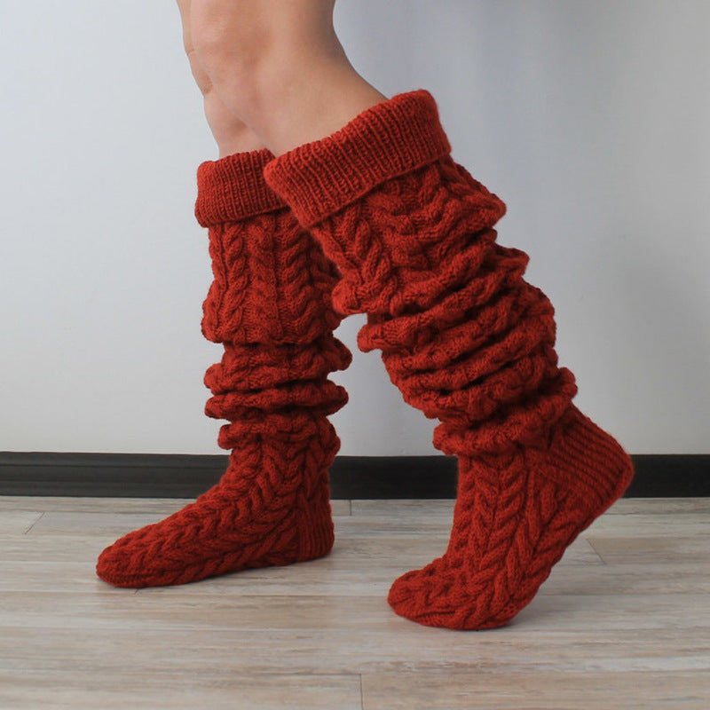 Twist Over The Knee Stocking Socks