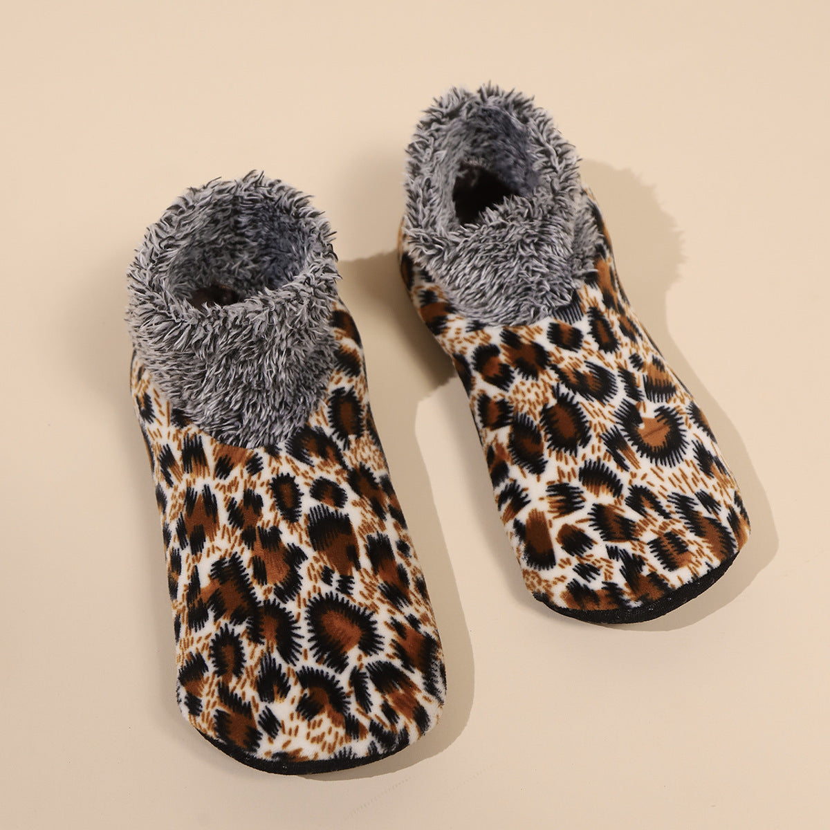 Casual Warm Winter Leopard Print Socks