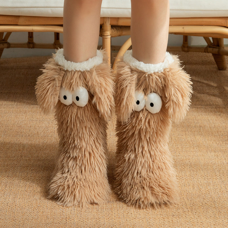 Thickened Fleece  Plush Snow Socks