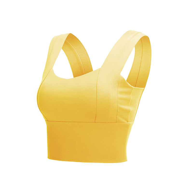 Yoga Crop Top - Sports Push Up Bra